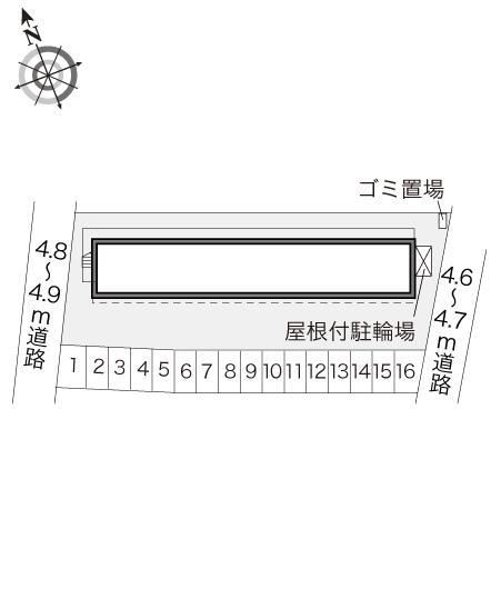 カステーロ(16613)の駐車配置図