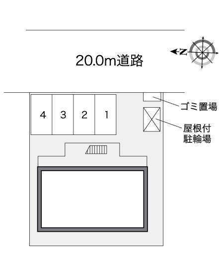 美香保(25817)の駐車配置図