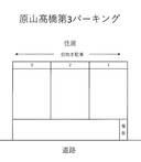 原山髙橋第３パーキングの駐車場