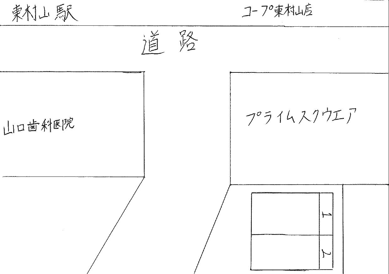 駅前プライムパーキングの駐車配置図
