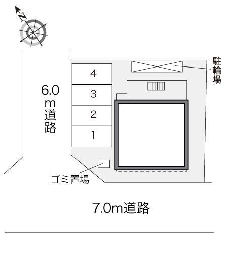大和田(27878)の駐車配置図