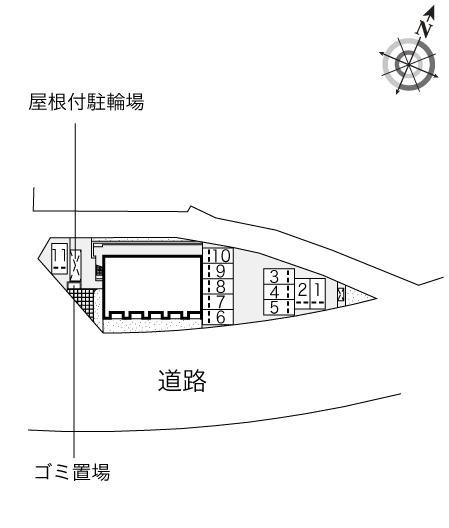 はなみずき(54236)の駐車配置図