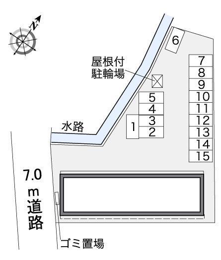 ブラントン　スクエア(38703)の駐車配置図