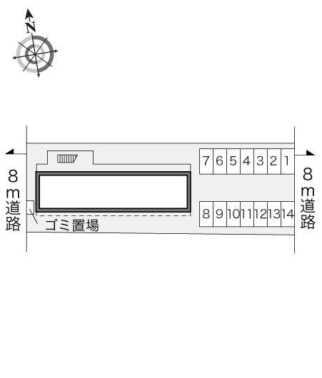 ファミーリェ(16657)の駐車配置図