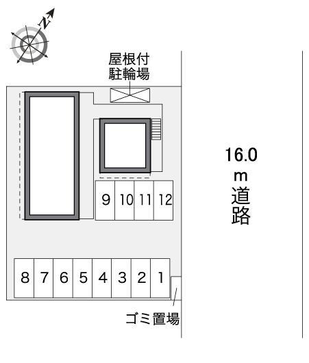 グランディール(30937)の駐車配置図