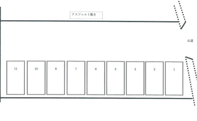 ４０２の駐車配置図