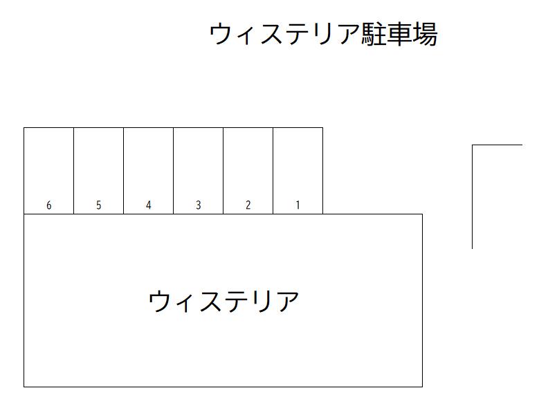マンションウィステリア駐車場の駐車配置図