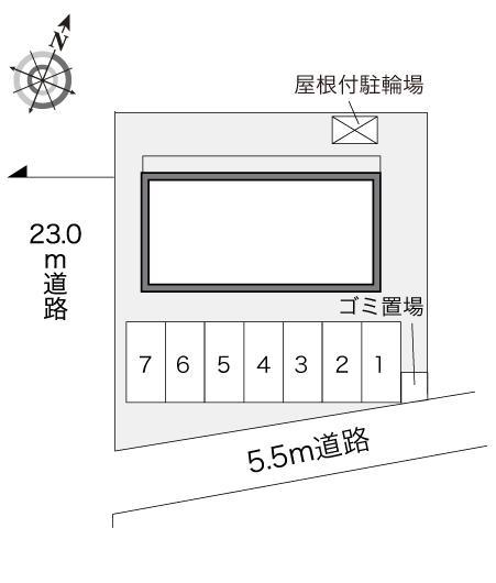 あかみち(24294)の駐車配置図
