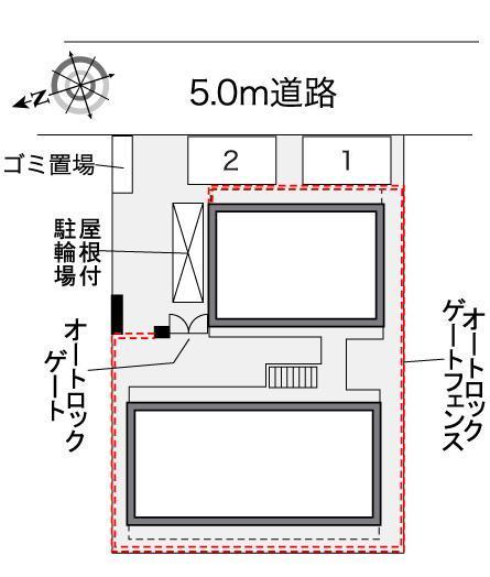 グリーン　サカエ(35292)の駐車配置図