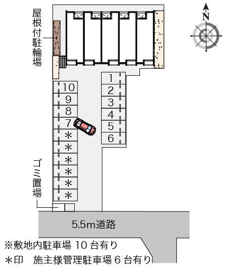 ミランダグルージアⅡ(56251)の駐車配置図