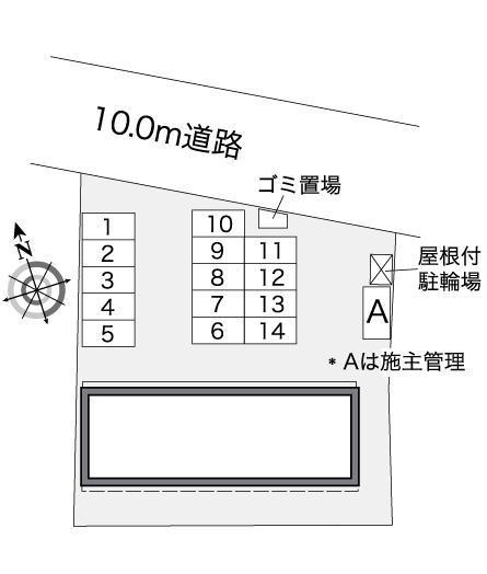 さぎしまⅤ(37558)の駐車配置図