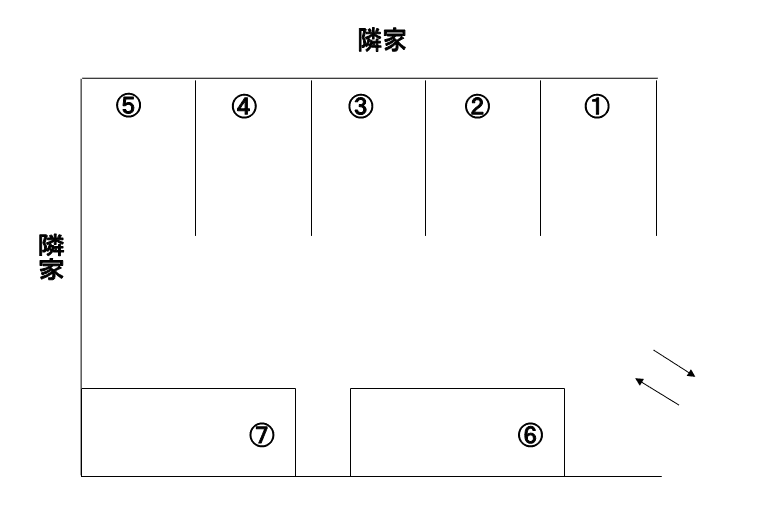 光パーキングの駐車配置図