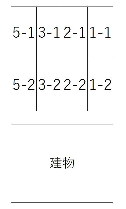 60173FOREST Ⅰの駐車配置図