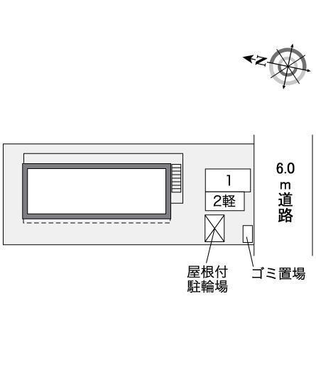 カーサ　カミニート(35654)の駐車配置図