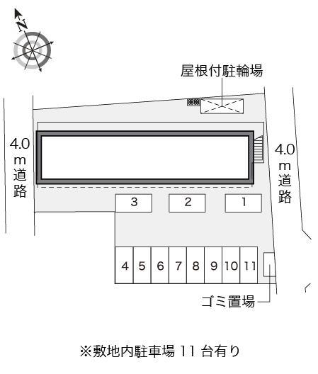 コージー　プレース(21649)の駐車配置図