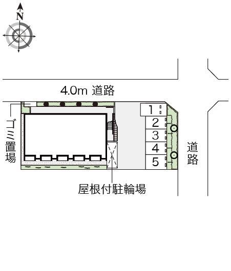 飛鳥(54128)の駐車配置図