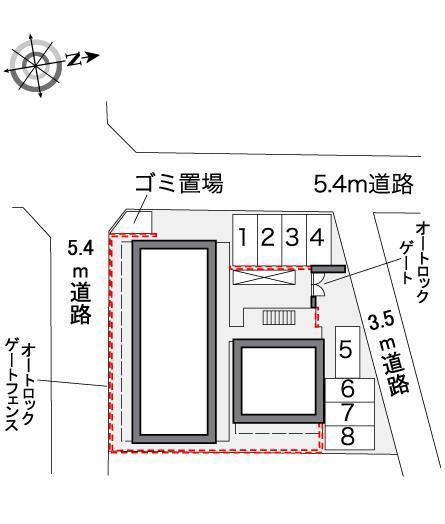 セントラルアイ(36778)の駐車配置図