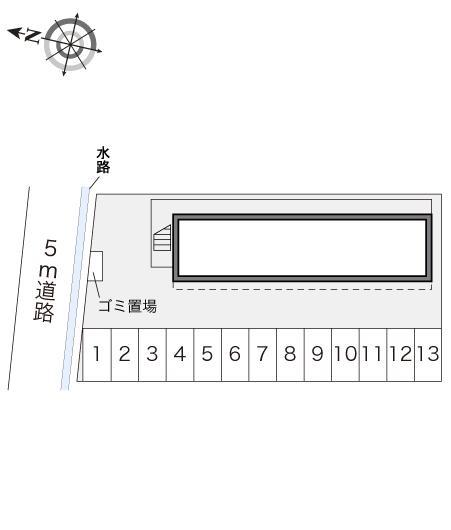 蓮池(16075)の駐車配置図