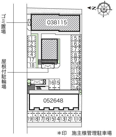 ＮＡＧＡＭＡＴＩ(38115)の駐車配置図