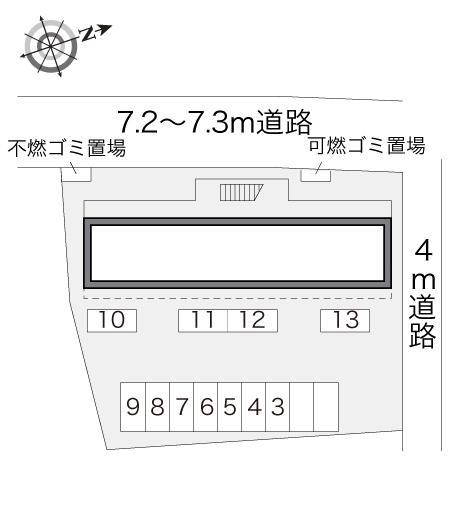 西陵(16515)の駐車配置図