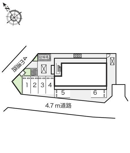 枚方堂山(10720)の駐車配置図