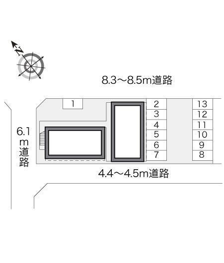 若柳(20625)の駐車配置図