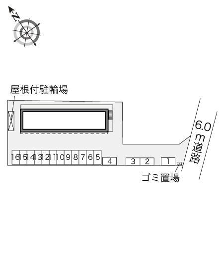 天成(33235)の駐車配置図