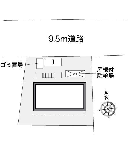 シンシア　デューク(39200)の駐車配置図