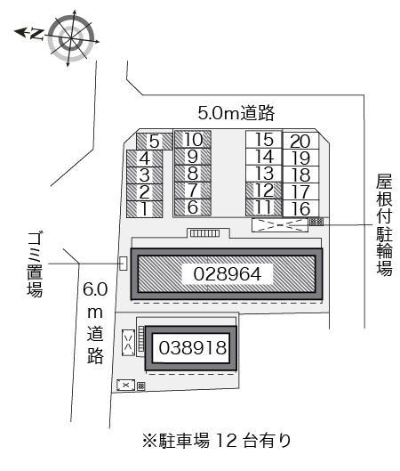 ｋｏｙａｍａⅡ(28964)の駐車配置図