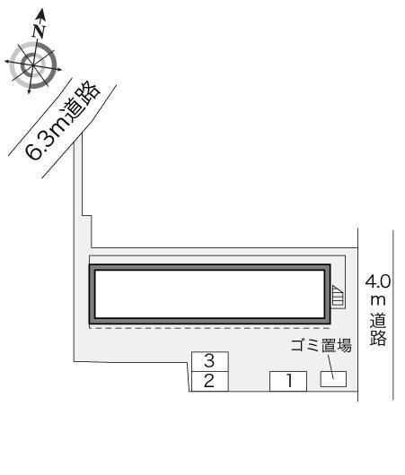 シェソワ(22412)の駐車配置図