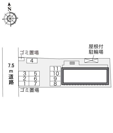 ｆｕｎ　ｃｌｕｂ(29117)の駐車配置図