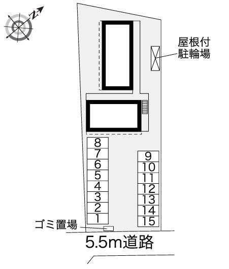 ジェイエム１８国府(41311)の駐車配置図