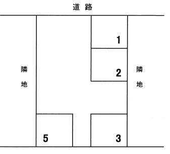 入江二丁目第１駐車場の駐車配置図
