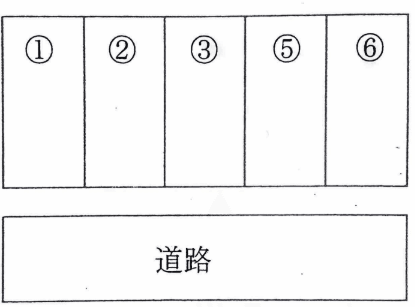第2伊藤駐車場の駐車配置図