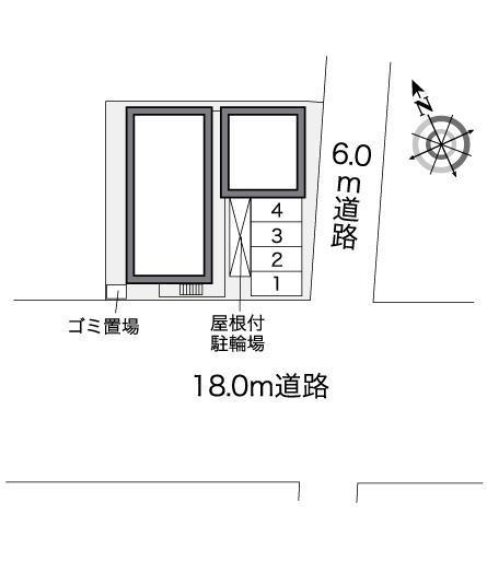 フクオカ(27356)の駐車配置図