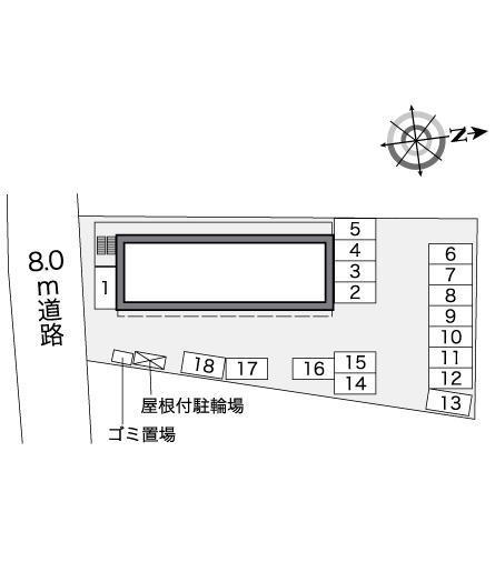 ゴールデンⅠ(38842)の駐車配置図