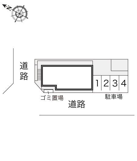 土塔Ⅱ(11401)の駐車配置図
