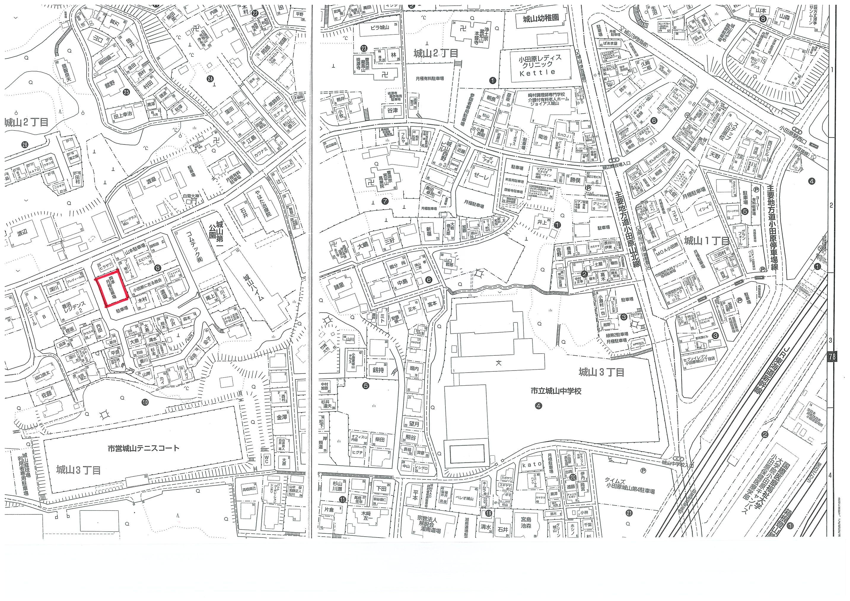 興津由紀子駐車場（城山）の外観・駐車場イメージ1枚目