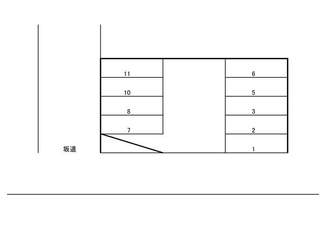 寺尾西ＣＰの駐車配置図
