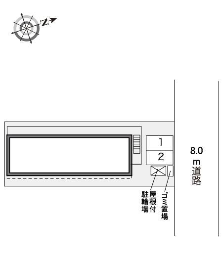 琴の浦(30664)の駐車配置図