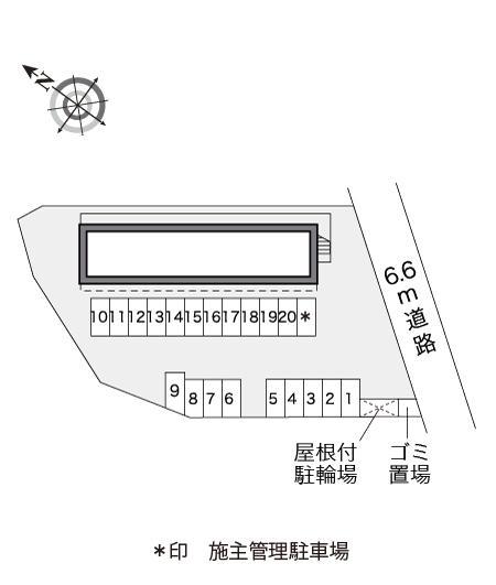 北アルプス(18306)の駐車配置図