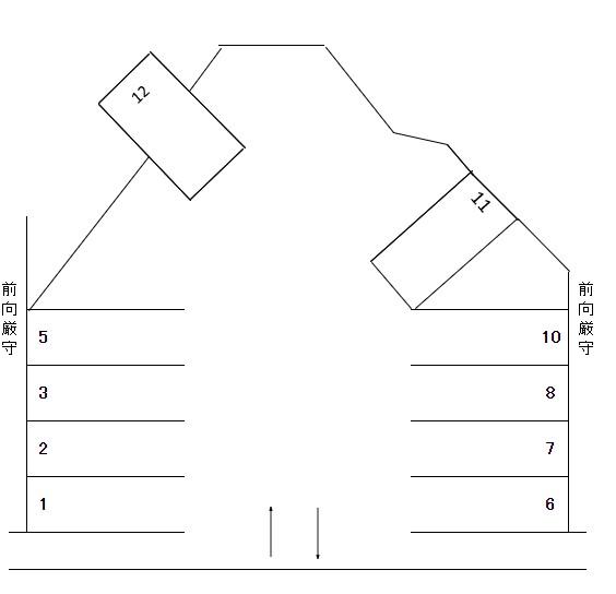 J-308の駐車配置図