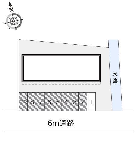 小町Ｂ(15348)の駐車配置図