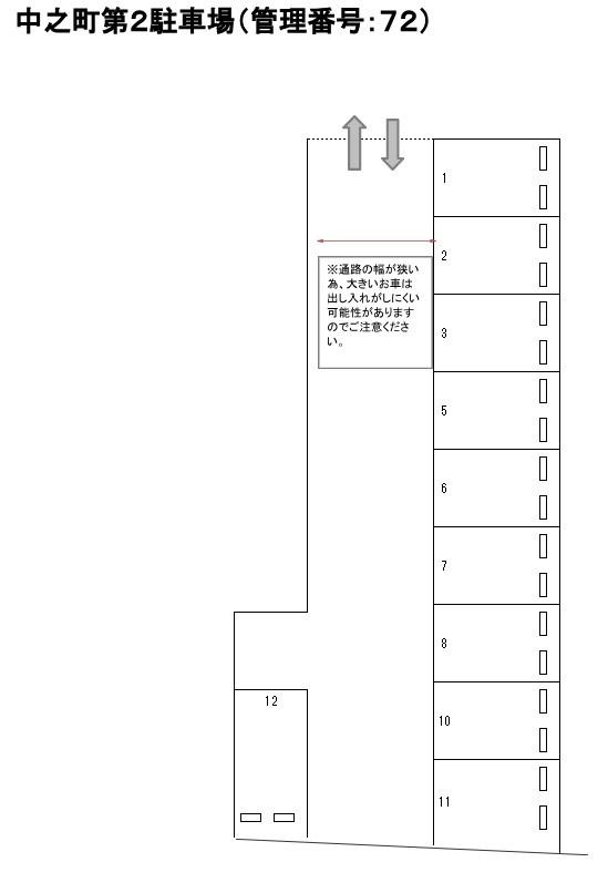 J-072の駐車配置図