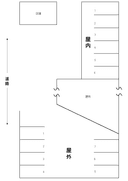 長部駐車場の駐車場
