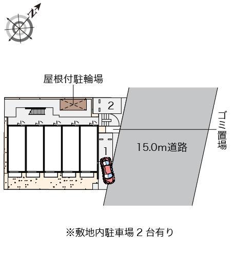 ミランダグリーン　ヒルズ(58410)の駐車配置図