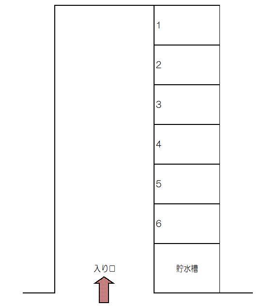 吉田駐車場の駐車配置図