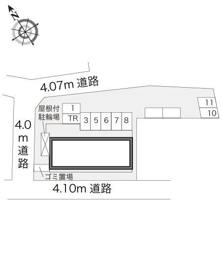 サニーヒル(11402)の駐車配置図