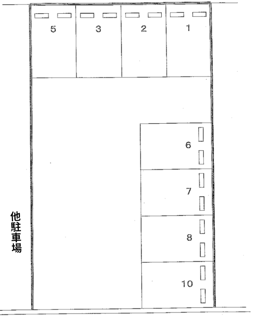 ３０８の駐車配置図