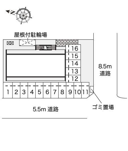かなさんどー(47243)の駐車配置図
